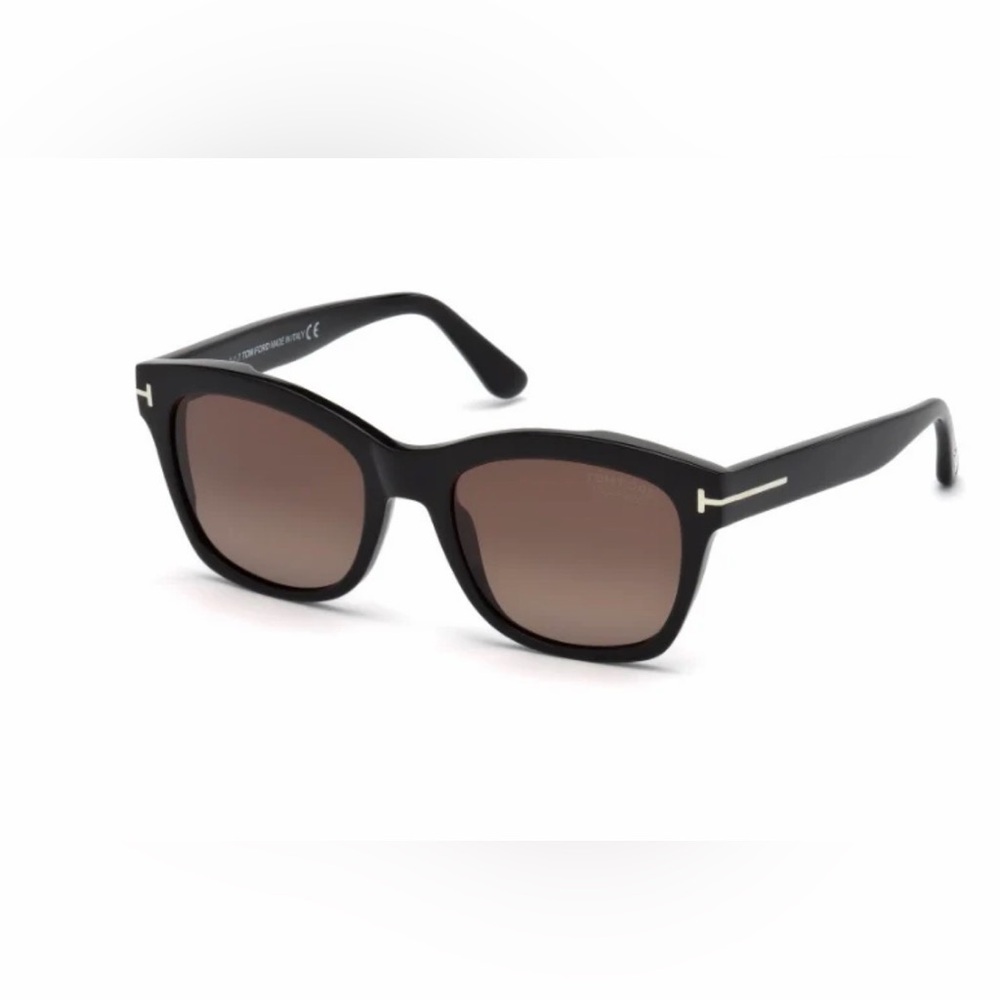 Tom Ford Lauren Polorized Black Frame Sunglasses with case